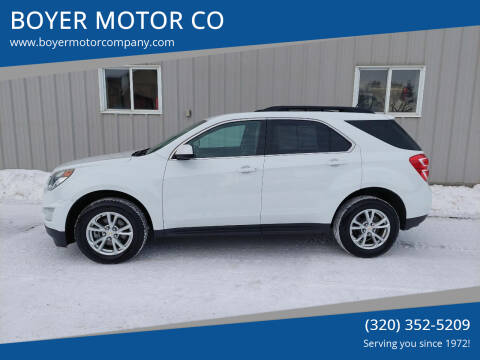 2017 Chevrolet Equinox for sale at BOYER MOTOR CO in Sauk Centre MN