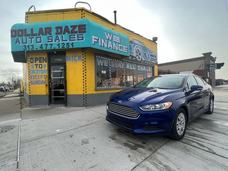 2014 Ford Fusion for sale at Dollar Daze Auto Sales Inc in Detroit MI