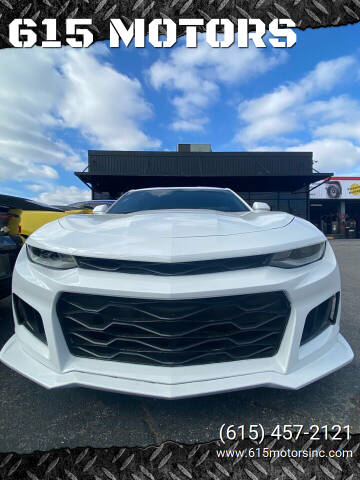 2018 Chevrolet Camaro for sale at 615 MOTORS in Nashville TN