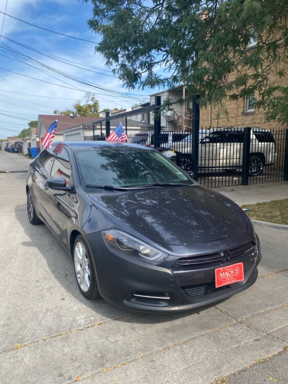 Gray 2013 Dodge Dart SXT SXT 4dr Sedan 1