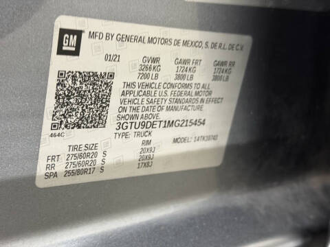 2021 GMC Sierra 1500