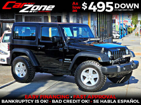 2014 Jeep Wrangler for sale at Carzone Automall in South Gate CA