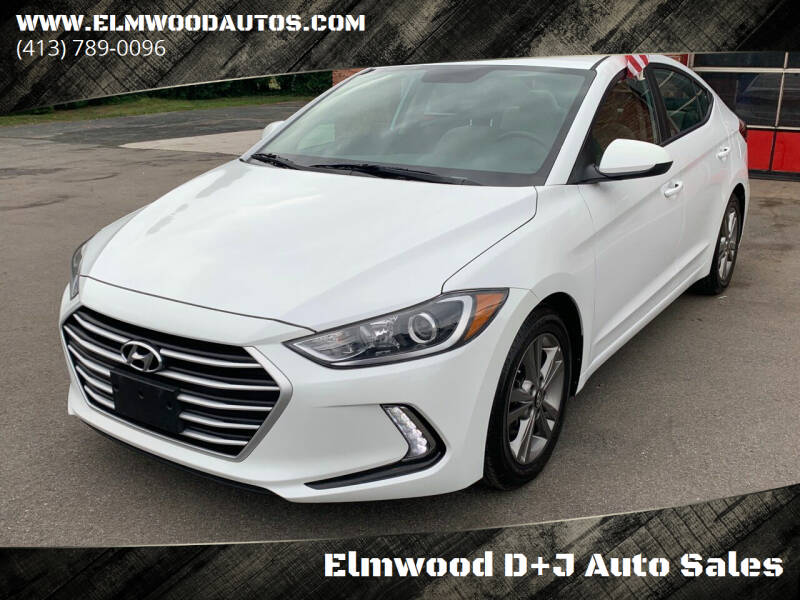 2017 Hyundai Elantra for sale at Elmwood D+J Auto Sales in Agawam MA