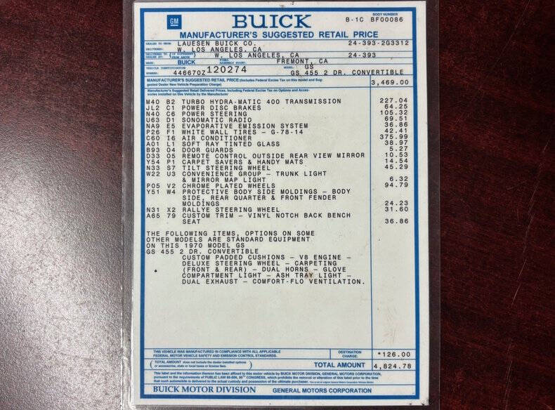 1970 Buick Gran Sport