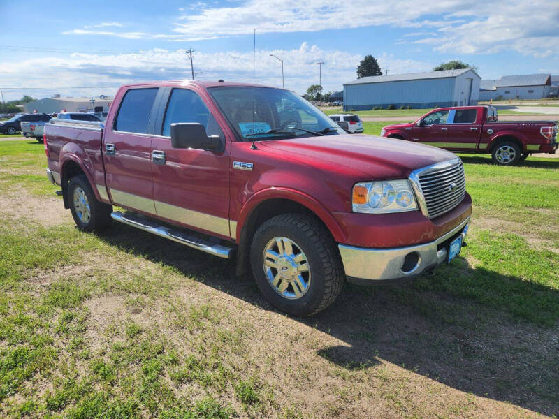 Used 2007 Ford F-150 Lariat with VIN 1FTPW14V67KC92387 for sale in Madison, SD