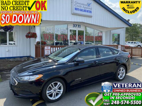 2018 Ford Fusion Hybrid for sale at North Oakland Motors in Waterford MI