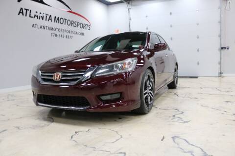 2014 Honda Accord for sale at Atlanta Motorsports in Roswell GA