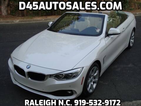 2015 BMW 4 Series for sale at D45 Auto Brokers in Raleigh NC