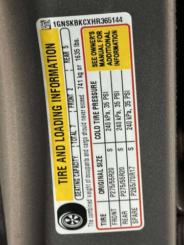 2017 Chevrolet Tahoe LT