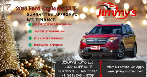 2015 Ford Explorer for sale at JIMMYS AUTO LLC in Burnsville MN