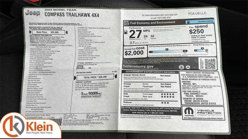2024 Jeep Compass Trailhawk