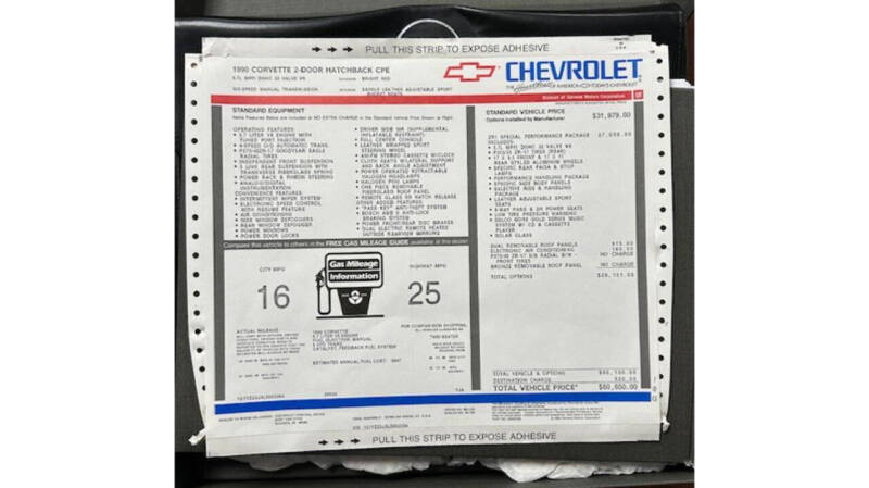 1990 Chevrolet Corvette ZR1