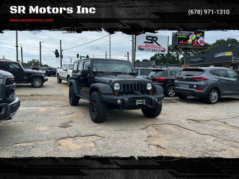 2013 Jeep Wrangler Unlimited for sale at SR Motors Inc in Gainesville GA