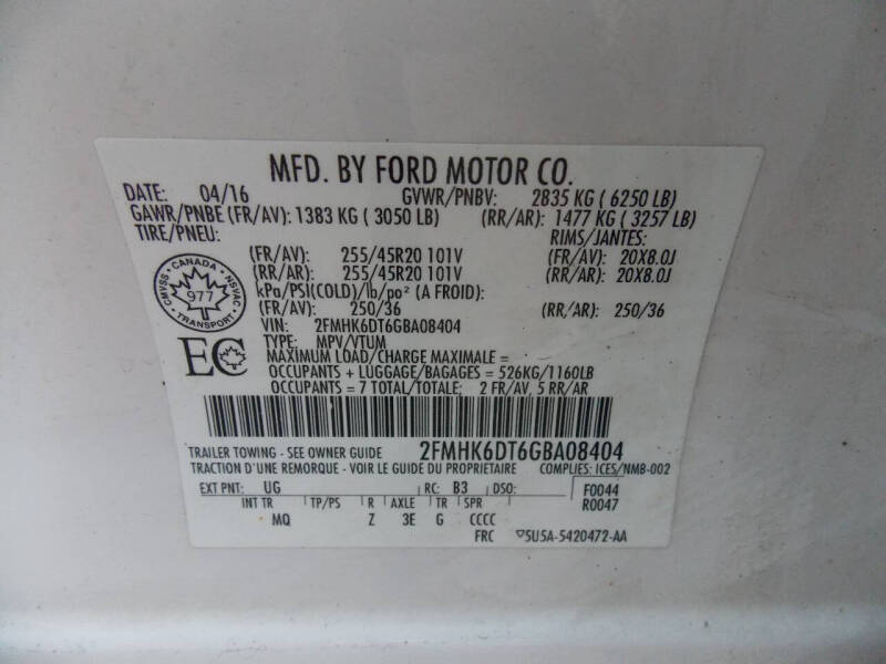 2016 Ford Flex Limited