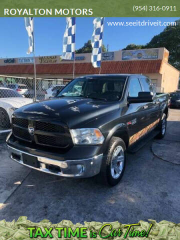 2016 RAM Ram Pickup for sale at ROYALTON MOTORS in Plantation FL