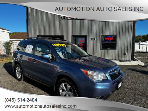 2015 Subaru Forester for sale at Automotion Auto Sales Inc in Kingston NY