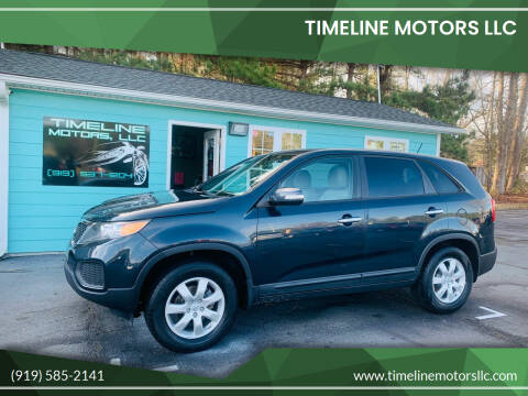 2013 Kia Sorento for sale at Timeline Motors LLC in Clayton NC