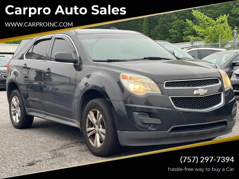 2011 Chevrolet Equinox for sale at Carpro Auto Sales in Chesapeake VA