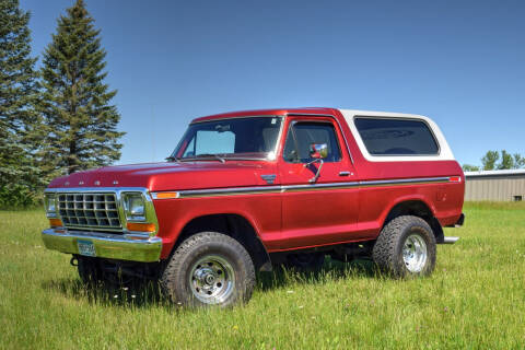 1978 Ford Bronco for sale at Hooked On Classics in Excelsior MN