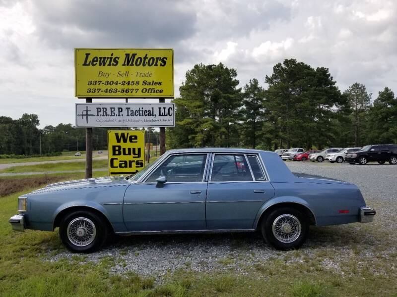 1983 Oldsmobile Cutlass Supreme for sale at Lewis Motors LLC in Deridder LA