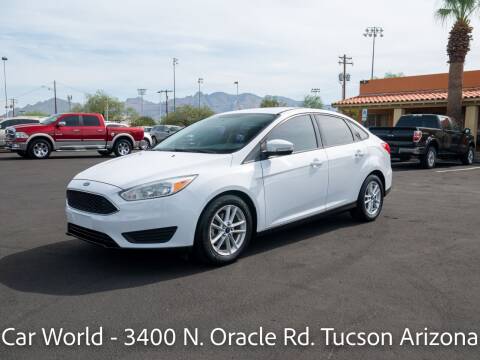 2015 Ford Focus for sale at CAR WORLD in Tucson AZ
