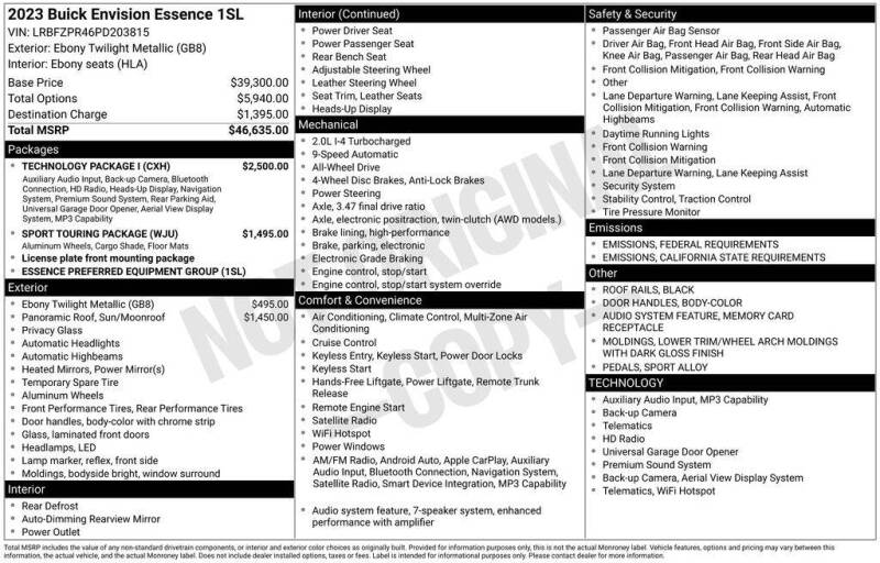 2023 Buick Envision Essence