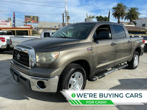 2007 Toyota Tundra for sale at Good Vibes Auto Sales in North Hollywood CA