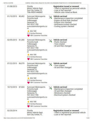 2004 Volkswagen Phaeton Premiere Edition W12