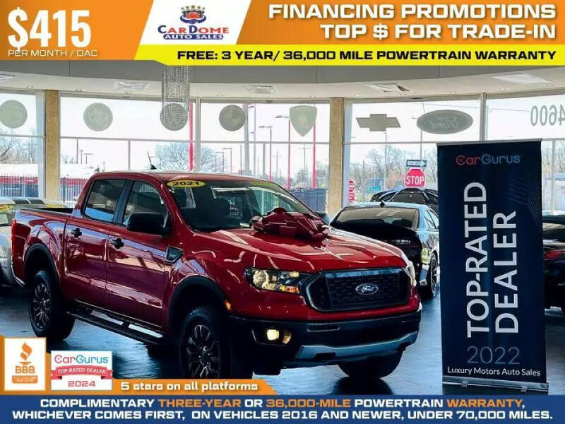 2021 Ford Ranger for sale at CarDome in Detroit MI