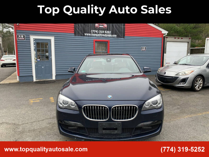 2014 BMW 7 Series for sale at Top Quality Auto Sales in Westport MA