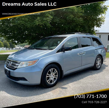 2011 Honda Odyssey for sale at Dreams Auto Sales LLC in Leesburg VA