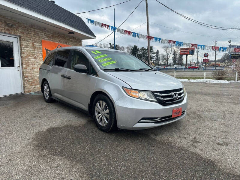 Used 2014 Honda Odyssey LX with VIN 5FNRL5H21EB033955 for sale in Austintown, OH