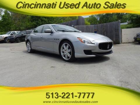2014 Maserati Quattroporte for sale at Cincinnati Used Auto Sales in Cincinnati OH