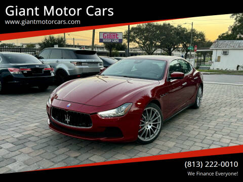 2017 Maserati Ghibli for sale at Giant Motor Cars in Tampa FL