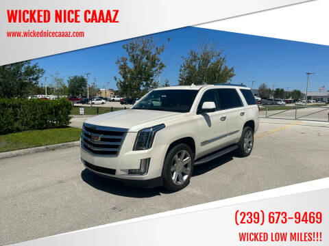 2015 Cadillac Escalade for sale at WICKED NICE CAAAZ in Cape Coral FL