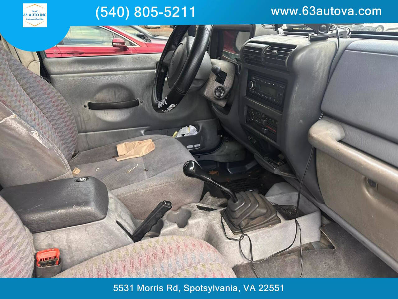 1998 Jeep Wrangler for sale at 63 Auto Inc in Spotsylvania, VA