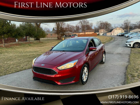 2017 Ford Focus for sale at First Line Motors in Brownsburg IN