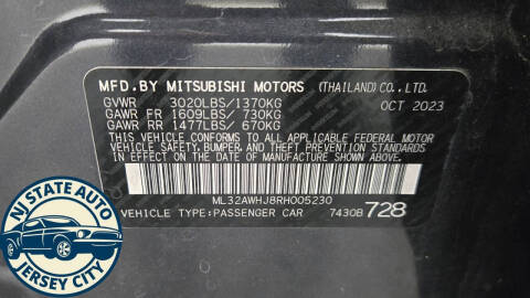 2024 Mitsubishi Mirage Black Edition