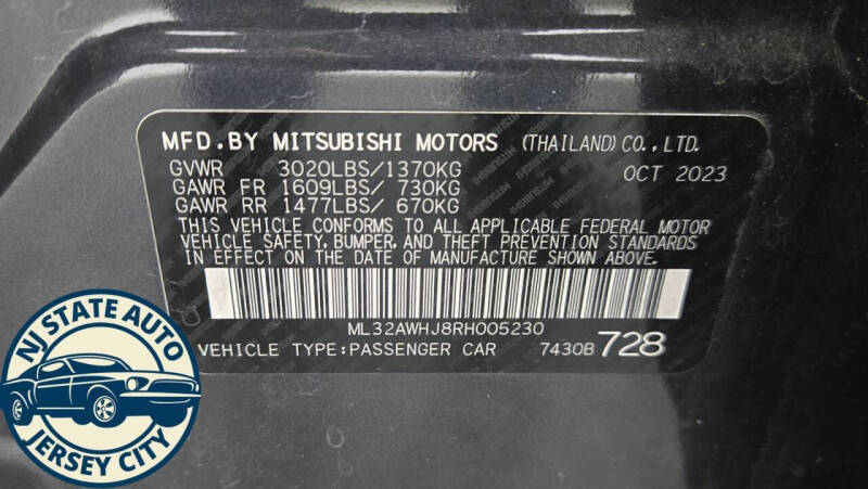 2024 Mitsubishi Mirage Black Edition