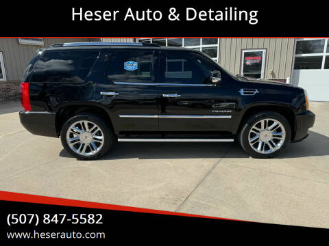 2013 Cadillac Escalade for sale at Heser Auto & Detailing in Jackson MN