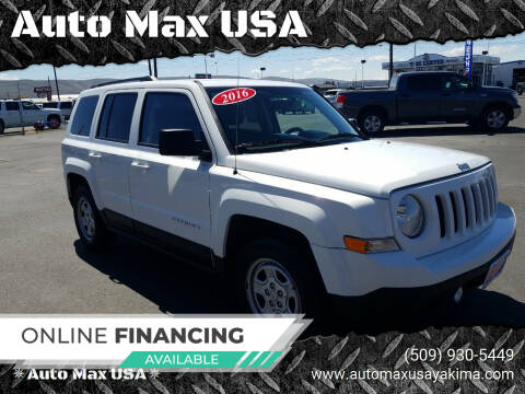 2016 Jeep Patriot for sale at Auto Max USA in Yakima WA