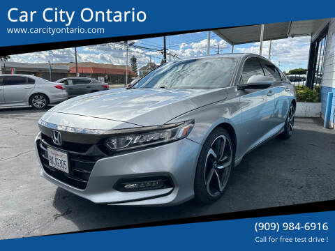 2019 Honda Accord for sale at Car City Ontario in Ontario CA
