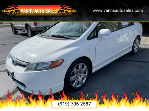 2006 Honda Civic for sale at Vanns Auto Sales in Goldsboro NC