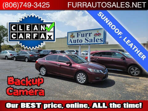 2014 Honda Accord for sale at FURR AUTO SALES in Lubbock TX