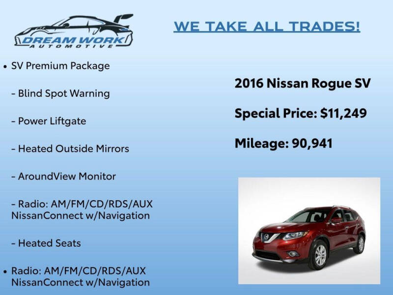 2016 Nissan Rogue SV