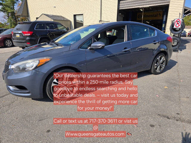 2014 Kia Forte for sale at QUEENSGATE AUTO SALES in York, PA