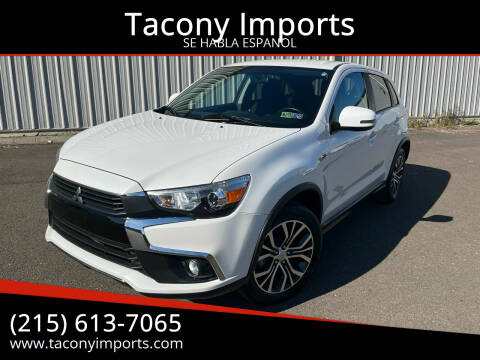 2017 Mitsubishi Outlander Sport for sale at Tacony Imports in Philadelphia PA