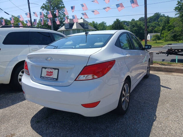 2017 Hyundai ACCENT for sale at G & M Auto Sales in Kingsville, MD