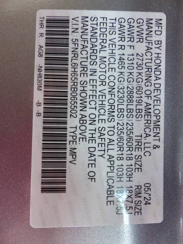 2024 Honda Odyssey EX-L