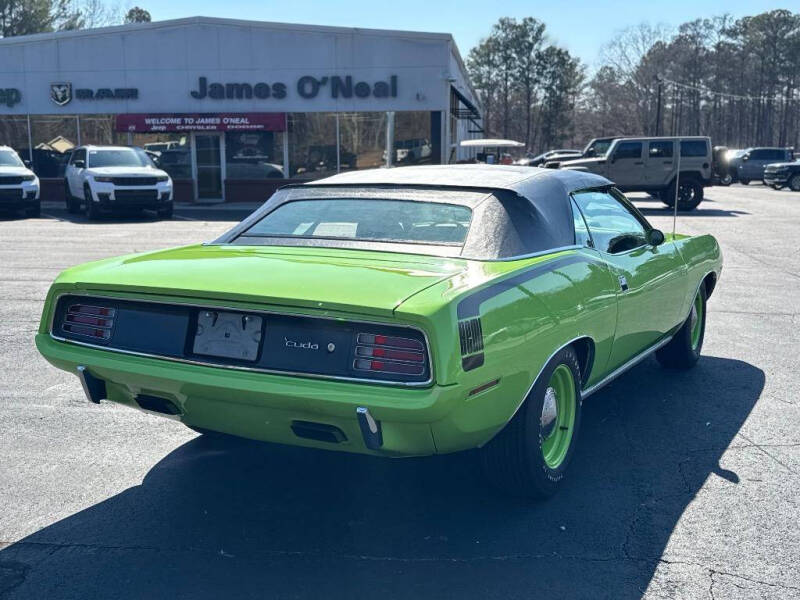 1970 Plymouth Cuda Convertible